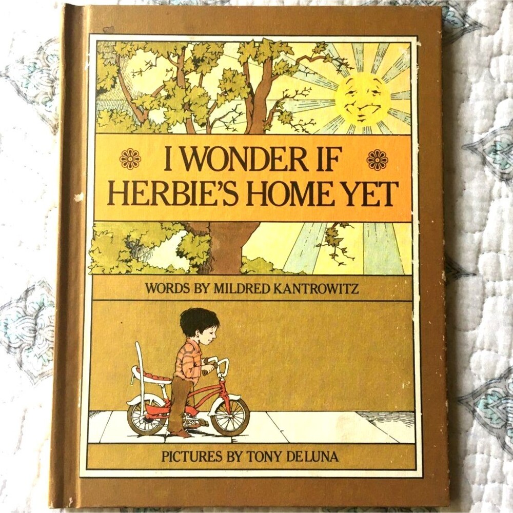 I Wonder If Herbie's Home Yet Vintage Children's Hardback Book